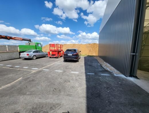 PARDUODAMAS SUKOMPLEKTUOTAS METALINIS ANGARAS – 12×30 m (360 m²). GALIMI IR KITŲ DYDŽIŲ ANGARAI