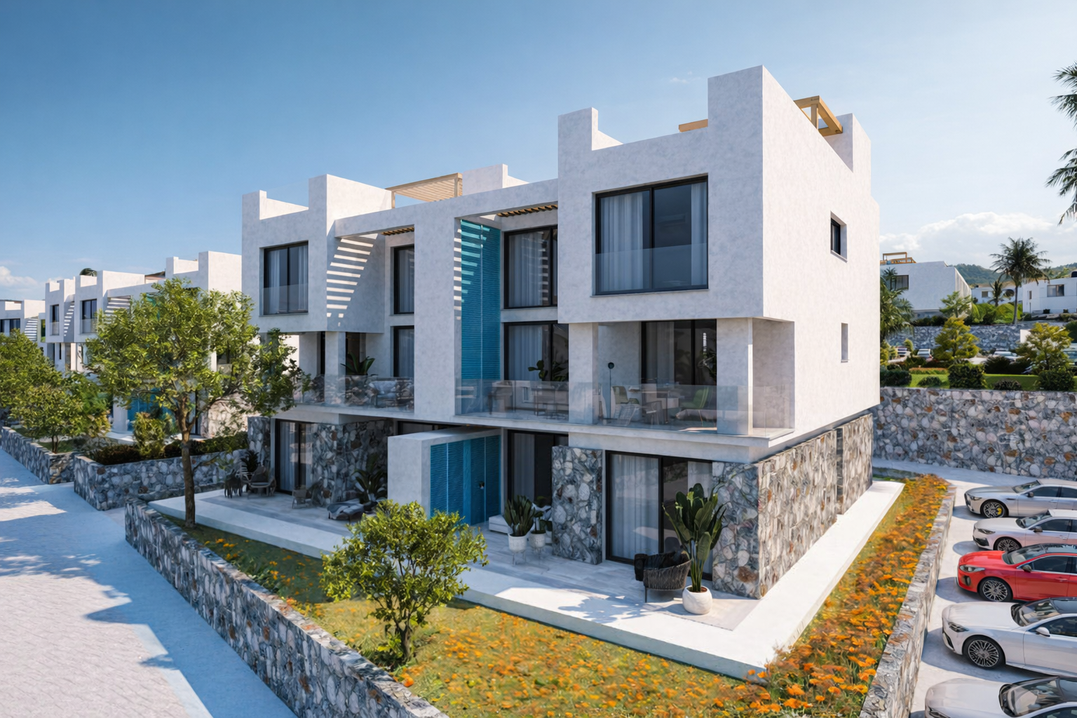 HABITAT • Premium pajūrio apartamentai su viešbučio valdymu (Šiaurės Kipras)