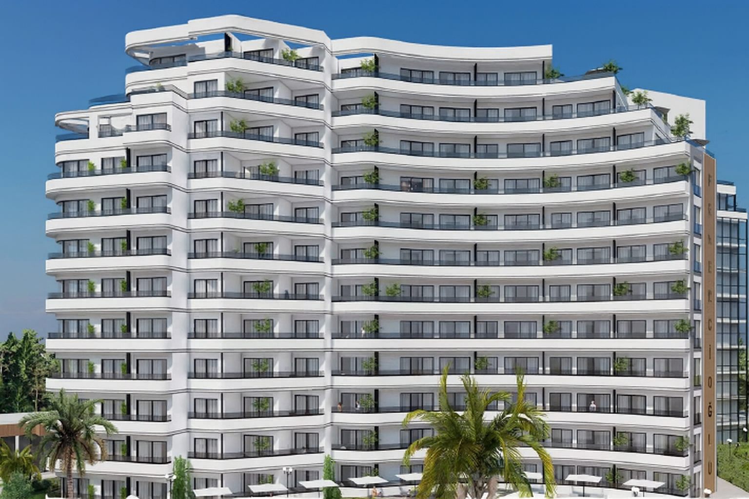 Apartamentai prie jūros Gaziveren, Lefke – jau pastatytas projektas Šiaurės Kipre